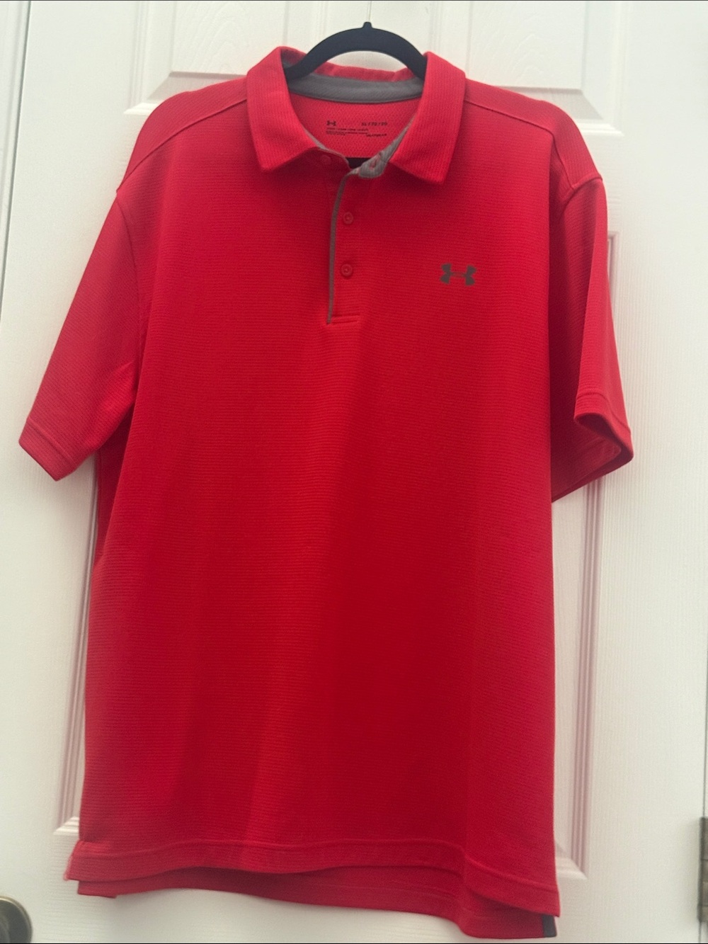 Under Armour Men’s Red Polo Performance Shirt